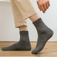 thumbnail image 1 of Calcetines gruesos de otoño e invierno, calcetines casuales cálidos para hombre, calcetines de algodón gruesos, medias para hombre, calcetines de color sólido para hombre, 1 of 5