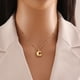 thumbnail image 3 of Collar Con Letras De Burbuja Collar Con Iniciales Doradas Para Mujeres Y Niñas Collar Con Colgante De Oro Collares Con Letras Joyas Regalo Regalo Para El Día De La Madre, 3 of 3