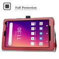 thumbnail image 2 of Labanema Compatible with Moxee Tablet 2 Case,PU Leather Folio 2-folding Stand Cover for Moxee Tablet 2 8" Tablet (Not fit Moxee Tablet MT-T800),Red, 2 of 5