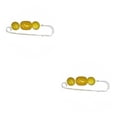thumbnail image 2 of Sonducket Paquete de 3 broches de perlas Broche de perlas de imitación a granel Conjunto con bufanda de moda multicolor Broche de mantón Joyas para Cera color miel 2piezas Sonducket CBP191709, 2 of 6