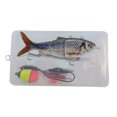 thumbnail image 2 of Señuelos de pesca robóticos Wobblers de cebo automático Swimbaits LED de 4 segmentos (BL-2042), 2 of 4