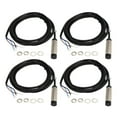 thumbnail image 2 of Inductive Approach Sensor, 3 Wire 4mm Detection Range 6-36VDC Proximity Switch 4 Set 12mm Diameter Normally Open  For Automatic Production Line, 2 of 8