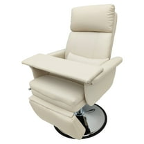 Facial Salon Chair Beauty Bed Barber Chairs 360° Rotation Angle with Back Adjusted Angle 90-175 Degrees White