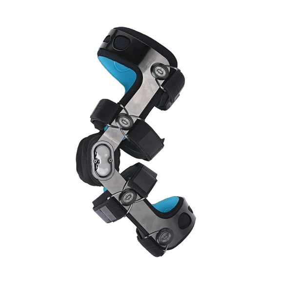 Orthomen ACL/MCL/PCL Hinged ROM Orthopedic Knee Orthosis for Sports Injuries, Men & Women(L-Left)