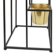 thumbnail image 5 of CosmoLiving by Cosmopolitan 13" x 30" 4 Tier Black Metal Planter with Black Removable Stand, 5 of 8