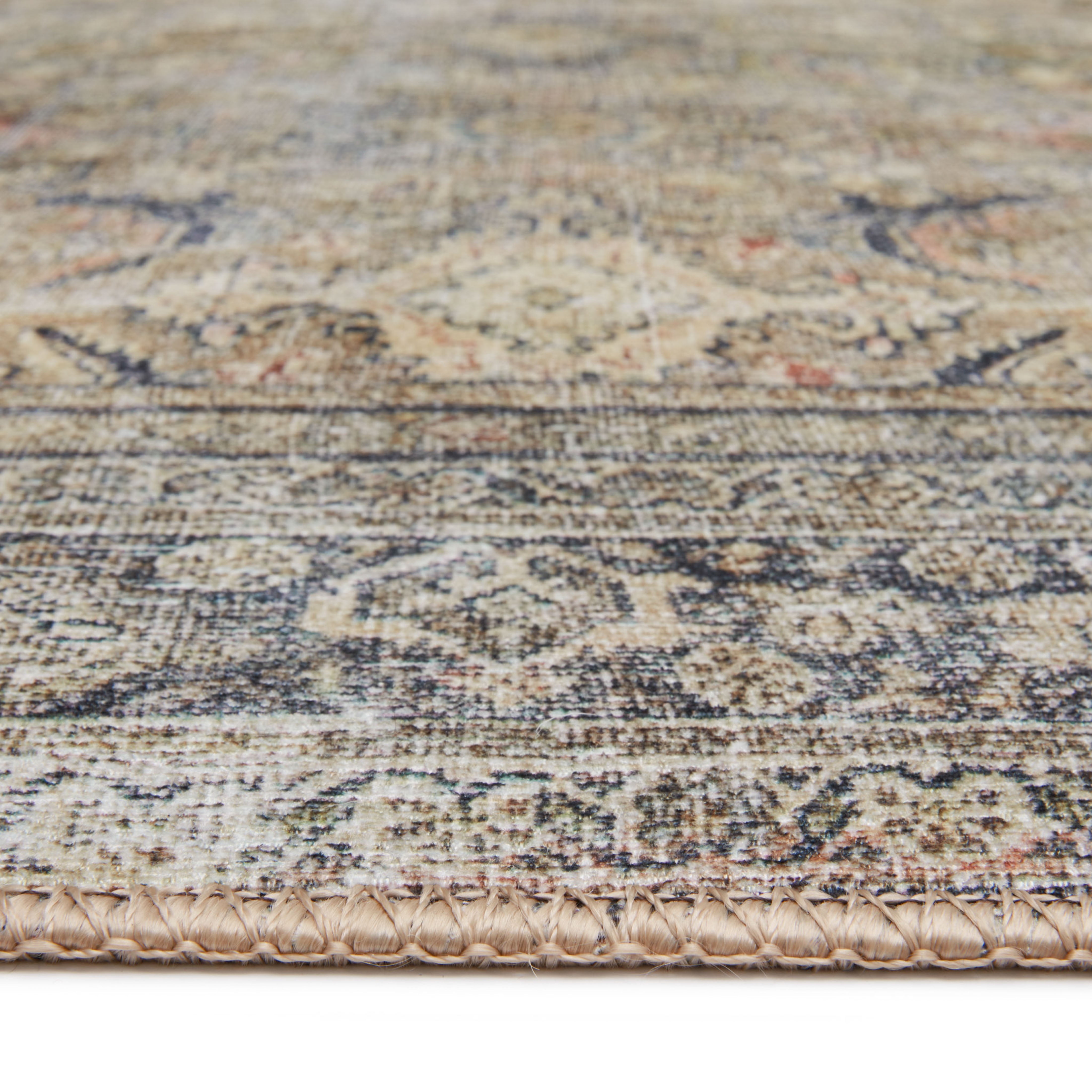 Echo Loom Anabella Olive / Charcoal 2'-0" x 5'-0" Accent Rug
