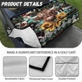 thumbnail image 6 of Whosucclay Anti-Scratch Golf Cart Seat Cover for Camping Beach, Durable Keeps Seat Cool and Clean Golf Cart Seat Towel Blanket, Highland Cow Sunflowers, 6 of 7