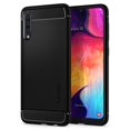 thumbnail image 1 of Funda Rugged armor para Samsung galaxy A50 Matte black Spigen Spiggen original, 1 of 2