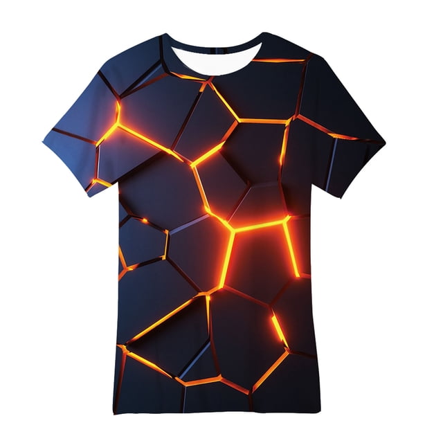 Xuewenshw T-Shirts Décontractés pour Filles Col Rond Manches Courtes Tunique Garçon 2