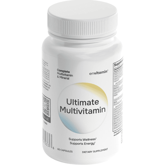 envitamin Ultimate Multivitamin Multimineral and Superfood with 42 Fruit and Vegetable Blend, 60 Count
