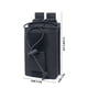 thumbnail image 5 of Bolsa de almacenamiento para walkie talkie, acampar al aire libre, senderismo, radio bidireccional, riñonera, riñonera de tela Oxford, negro Inevent OD000729-01, 5 of 7