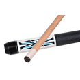 thumbnail image 3 of Accuplay Billiards Short Maple 42 Inch 2 Piece Hardwood Canadian Maple Pool Cue Stick 17 OZ Black White, 3 of 5