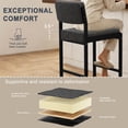 thumbnail image 5 of MultiHaven 26" Counter Height Bar Stools Set of 4,Modern Upholstered Stool with Thick Back & Seat for Kitchen Island,Bar,Cafe - Grey PU, 5 of 9