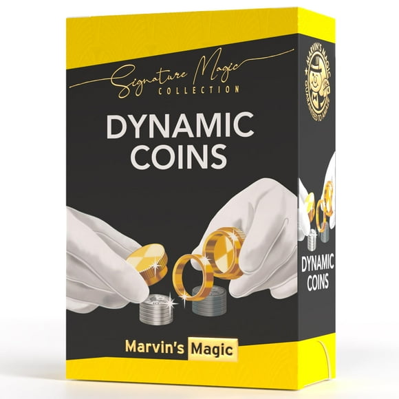 Set de Trucos de Magia Monedas Dinámicas de Latón de Marvin's Magic
