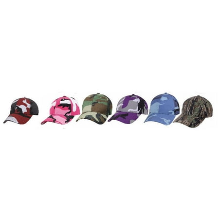 - Rothco Supreme Camo Low Profile Cap - Red Camo