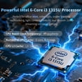 thumbnail image 3 of HP 2025 Touchscreen Laptop, Intel i3-1315U(Up to 4.5GHz), 32GB RAM, 1 TB SSD, 15.6" 250 nits Anti-Glare Display, Copilot-AI Chat, Windows11 Pro Computer for Business & Students, 3 of 10