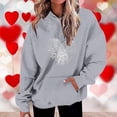 thumbnail image 2 of Hoodies Woman Autumn Winter Hoodie Sweatshirt Pullover Tops Long Sleeved Comfortable, 2 of 6