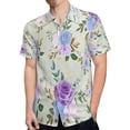 thumbnail image 4 of High Quality Hawaiian Shirts for Men Short Sleeve Aloha Beach Shirt Floral Summer Casual Button Down Shirts Blouses MK5PKX, 4 of 7