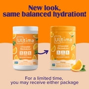 Ultima Replenisher, Electrolyte Drink Mix Powder, Sugar Free Daily Hydration Powder, Orange, 90 Servings