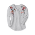thumbnail image 3 of Woman Within Plus Size Waffle Thermal V-Neck Tee, 3 of 5