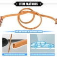 thumbnail image 4 of Unique Bargains Car Door Edge Guard 32.8ft U Shape Rubber Edge Trim Seal Strip Protector Universal Iron Orange, 4 of 6