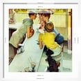 thumbnail image 5 of Art.com Soda Jerk, August 22,1953 Giclee Print by Norman Rockwell, White Frame Wall Art, 21" x 21", 5 of 5