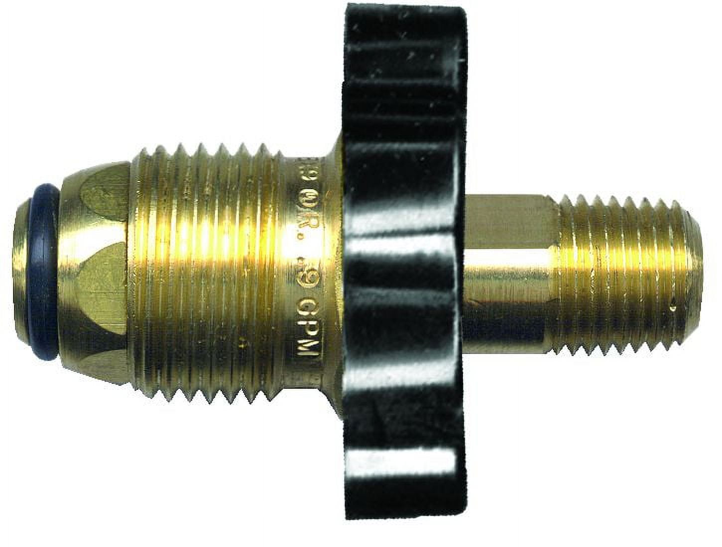 JR Products 07-30085 Excess Flow 2-3/8" POL with Handwheel for RV Appliances