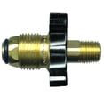 thumbnail image 2 of JR Propane Adapter Fitting 07-30085 1/4 Inch MPT x Male POL Prest-O-Lite; 2-3/8 Inch Overall Length; With O-Ring/Plastic Hand Wheel, 2 of 4