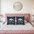 thumbnail image 2 of Set of 2 Throw Pillow Covers 18x18in - Cow-Themed design with bold ' MADANANTIR ' and ' WILD WEST ' text perfect for couch bed or car, 2 of 8