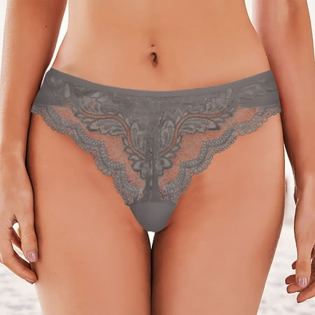 

IWRUHZY Women Sexy Lace Underwear Lingerie Thongs Panties Ladies Hollow Out Underwear Underpants