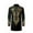 Black, variant on Summer Shirts for Men Long Sleeve African Hot Gold Print Button Down Blouses Men Dress Shirt Red M