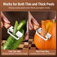 thumbnail image 3 of Multi-Functional Vegetable Peeler for Kitchen, 2026 New Stainless Steel Multifunctional Easy Peelers, Fruit Peeler with Wooden Handle and Bottle Opener, for Easy Potato, Fruit & Veggie Peeling, 3 of 7