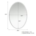thumbnail image 3 of BarberPub Wall Mount Stylist Mirror, Versatile Beauty Mirror, 41"(L) x 30"(W) x 3"(H), 3 of 9
