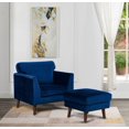 thumbnail image 1 of Topline Home Furnishings Striking Blue Accent Chair, 1 of 4