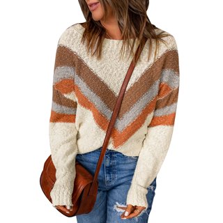 Time and Tru Women's Ottoman Stitch Sweater - Walmart.com