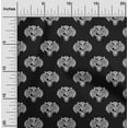 thumbnail image 1 of oneOone Organic Cotton Poplin Twill Fabric Animal Face Block Printed Craft Fabric BTY 42 Inch Wide, 1 of 4