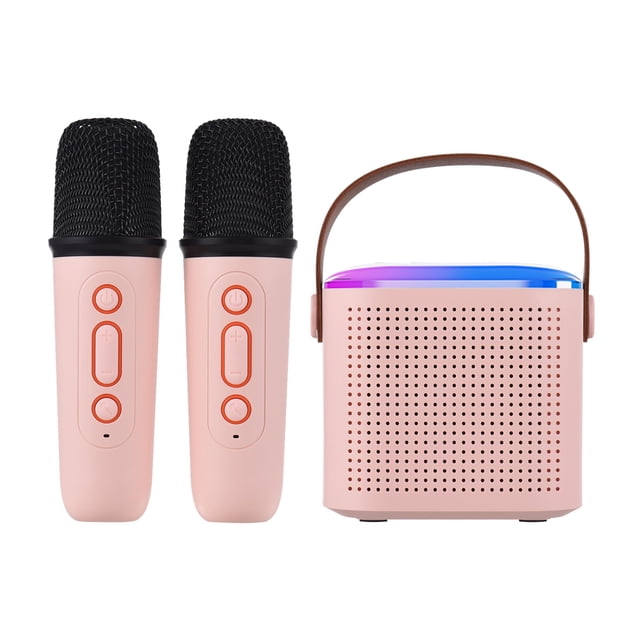 Microphones,Handheld Mic Portable Sound Box Ktv Bt Voice Box Handheld Bt5.3 With 2 Sound Box Set Box Set Ktv Sp Simbae Outdoor Reable Voice