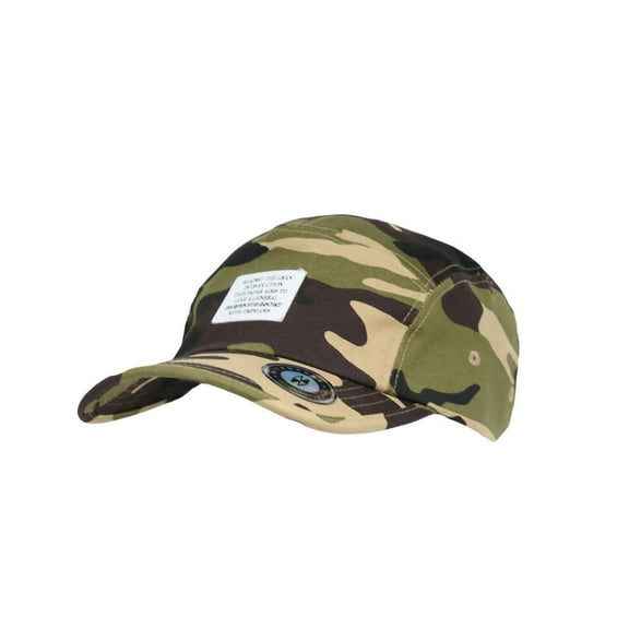 WITHMOONS Camouflage Military Street Cap Cotton Camp Cap Lightweight 5 Panel Flat Bill Trail Hat CT21447 (Beige)