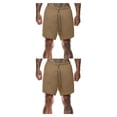 thumbnail image 3 of Naiovety Pantalones deportivos transpirables de verano para hombre con bolsillo para teléfono pantalones de ejercicio pantalones cortos de Type5 NO5, 3 of 6