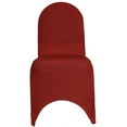 Your Chair Covers - Stretch Spandex Banquet Chair Cover Burgundy for Wedding, Party, Birthday ...