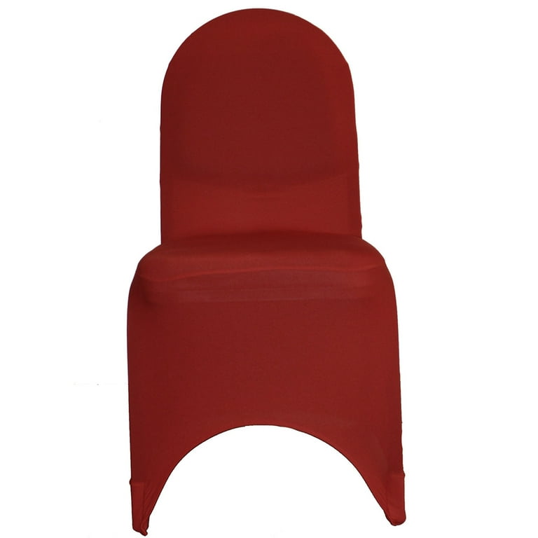 Your Chair Covers - Stretch Spandex Banquet Chair Cover Burgundy