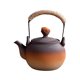 thumbnail image 1 of Tetera de cerámica duradera con mango envuelto en cuerda, tetera de 750ml para cocina, regalo para amantes del té, casa de té, Hotel y hogar mango con cuerda, 1 of 9