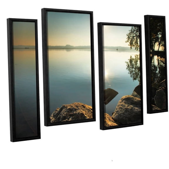 ArtWall Steve Ainsworth "Starting Over" 4-Piece Floater Framed Canvas Staggered Set