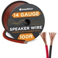 thumbnail image 1 of Cable de altavoz InstallGear calibre 14 (30,48 m) rojo/negro, 1 of 7