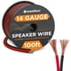 thumbnail image 1 of Cable de altavoz InstallGear calibre 14 (30,48 m) rojo/negro, 1 of 7