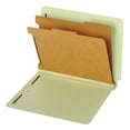 thumbnail image 3 of Pendaflex® End-Tab Classification Folders, 2 1/2" Expansion, 8 1/2" x 11", 2 Dividers, Light Green, Box Of 10 Folders, 3 of 6