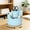 Light Blue, variant on Rotating Desk Organizer Multi Compartment Storage Box For Pens Stationery Makeup Brushes Office Supplies And Small Items For Home Classroom And Workplace