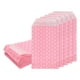 thumbnail image 1 of Uxcell 100Pcs Bolsas de Papel Kraft, 6" x 3" Bolsas de Caramelo Impermeables, Bolsas de Favor Planas, Bolsas de Regalo Pequeñas, Puntos Rosas, 1 of 6