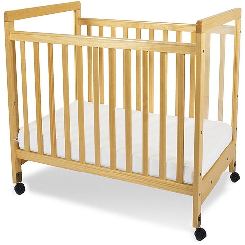 Foundations SafetyCraft Clearview Portable Mini Crib with Mattress