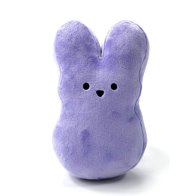 Muñeca de peluche Peeps Purple Rabbit de 15 cm en algodón y felpa